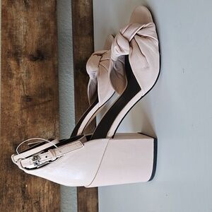 Rebecca Minkoff Dust Pink Capriana Block Heel Sandals Size 9.5